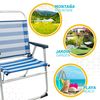 Silla Plegable Fija Aluminio Aktive Beach - Marinera