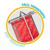 Silla Plegable Fija Aluminio Aktive Beach - Rojo