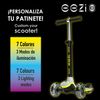 Patinete 3 Ruedas Blanco C/luces Multicolor Personalizables Eezi