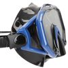 Set Buceo Adulto Con Gafas Visión 150º Y Tubo Aqua Sport, Azul Y Negro