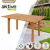 Mesa Jardín Extensible Rectangular Acacia 6 Comensales Aktive