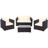 Conjunto Muebles Terraza Sillones, Sofá Y Mesita Ratán Aktive