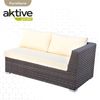 Conjunto Muebles Terraza Sofá Rinconera Modular Con Mesa Aktive