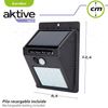 Aplique Luz Solar 8 Led Con Sensor De Movimiento Aktive Tech