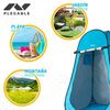 Tienda Campaña Cambiador Para Camping Con Suelo Aktive 120x120x190 Cm Azul