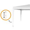 Cenador Plegable Blanco Poliéster Uv50 300x300x240/250 Cm Aktive