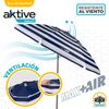 Sombrilla Playa 200 Cm Con Techo De Ventilación + Protección Uv50 Aktive Beach