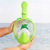 Máscara De Snorkel Verde Infantil Aqua Sport, Para Mayores De 3 Años.