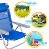 Silla De Playa 5 Posiciones Con Cabezal Aktive