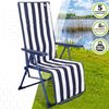 Silla Tumbona Plegable 5 Posiciones Rayas Marineras Aktive Garden