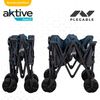 Carro Plegable Playa C/ruedas Especial Arena Con Carga 50 Kg Aktive