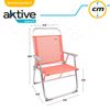 Silla Plegable Alta Aluminio Coral Aktive