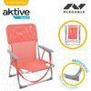 Silla Plegable Baja Aluminio Coral Aktive