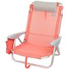 Silla De Playa Plegable Multiposición Coral Con Cojín Aktive