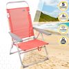 Silla Baja Reclinable Aluminio Coral Aktive