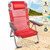 Silla Playera Alta Multiposición Rojo Aktive