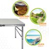 Mesa Plegable Camping Con 2 Taburetes Aktive