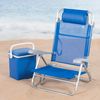 Aktive Silla De Playa Plegable Azul 8 Posiciones 47x49x82 Cm