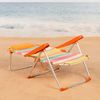 Aktive Silla De Playa Plegable Multicolor Rayas 5 Posiciones 48x60x90 Cm