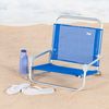 Silla De Playa Textileno Y Aluminio 46x44x49 Cm - Aktive. Azul