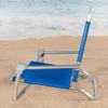 Silla De Playa Textileno Y Aluminio 46x44x49 Cm - Aktive. Azul