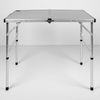 Mesa Plegable Camping Portátil Y Antideslizante Aktive, De Aluminio 90x60x40/70cm