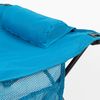 Cama Camping Plegable Para 1 Persona Aktive, Acero Y Pe 600d, 178x62x38 Cm, Azul