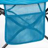 Cama Camping Plegable Para 1 Persona Aktive, Acero Y Pe 600d, 178x62x38 Cm, Azul