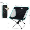 Silla De Camping Plegable Y Antideslizante Compacta Aktive Acero Y Poliéster 58x46x66 Cm Máx.110 Kg, Negro