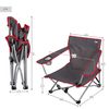 Aktive Silla Baja Plegable Camping Gris