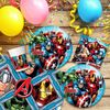Vajilla Infantil Avengers 37 Piezas