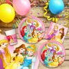 Kit De Mesa Cumpleaños Princesas Disney Con 37 Piezas
