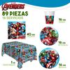 Set De Mesa Infantil Avengers 89 Piezas