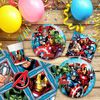 Set Fiesta Cumpleaños Infantil Avengers 64 Piezas