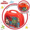 Kit Maletín Plastilina Mickey Con 4 Botes De 57 G, Accesorios Y Tapete Disney