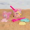 Barbie Set Cubo Playa C/muñeca, Accesorios Y Mochila Transporte