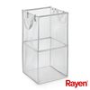 Rayen, Cesta De Almacenaje, Plegable, Multifuncional, Malla Resistente, 2 Niveles: 62 X 30 X 30 Cm, 1 Nivel: 30 X 30 X 30 Cm