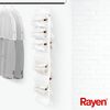 Rayen, Colgador Para Zapatos, Gama Básica, Zapatero Para Armario, Capacidad Para 16 Zapatos, Translucido, Dimensiones: 28 X 30 Cm