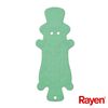 Rayen, Alfombra Para Baño Infantil, 100% Caucho Natural, Antideslizante, Ventosas De Alta Resistencia, 86x33 Cm, Cocodrilo, Verde