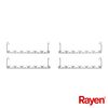 Rayen, Colgador Múltiple, Capacidad Para 6 Perchas, 4 Unidades, H: 26 X 7,2 X 5,2 Cm, V: 37 Cm X 5,2 Cm