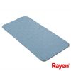 Rayen, Alfombra Para Baño, Rectangular, Suave Y Acolchada, Base Antideslizante, Ventosas De Alta Resistencia, Foam, 45 X 91 Cm, Azul