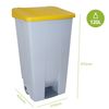 Contenedor Selectivo 120 Litroamarillo