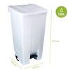 Contenedor Selectivo 120 Litroblanco