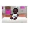 Muñeco Bebé Miniland Africano Con Ropa Interior Niña 21 Cm