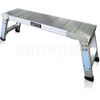 Plataforma De Trabajo Profesional De Aluminio Plegable 2 Peldaños 30x120 Serie Karla