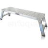 Plataforma De Trabajo Profesional De Aluminio Plegable 2 Peldaños 45x150 Serie Karla