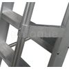 Escalera Profesional De Aluminio Un Acceso Con Plataforma De Trabajo 3 Peldaños 60x60 Serie Store 68 Almacén
