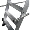 Escalera Profesional De Aluminio Un Acceso Con Plataforma De Trabajo 4 Peldaños 60x60 Serie Store 68 Almacén