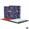 Carpeta De Anillas Grafoplas Carpebook Star Azul Oscuro A4 (2 Unidades)