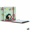Carpeta De Anillas Grafoplas Carpebook Mafalda Verde A4 (2 Unidades)